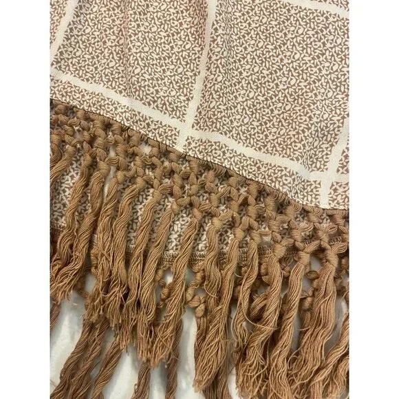 Cabi Tan Cabana Cover-Up Tassel Tank Blouse Sleeveless Style # 846 Small - Picture 6 of 6